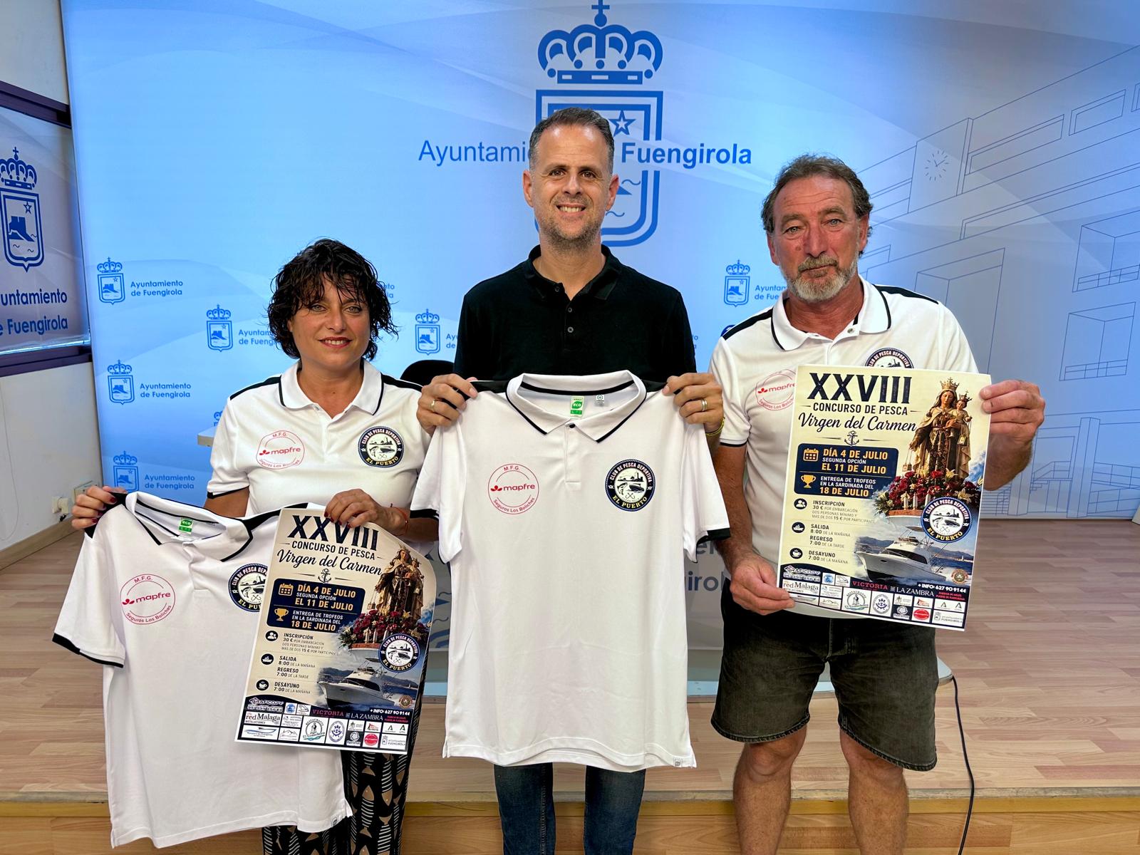 Radio Marca 38 Imedio Rodriguez y Bautista presentan el XXVIII Concurso de Pesca Virgen del Carmen