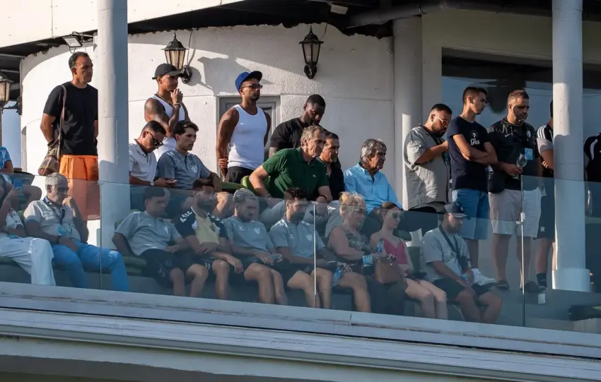 LOS VIP EN EL MÁLAGA CF VS AL ITTIHAD
