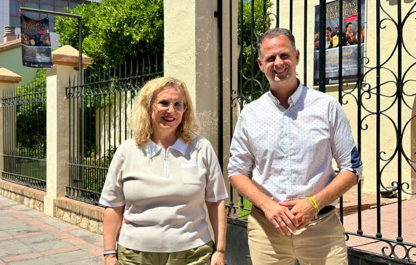 Mula y Rodriguez exposicion Leyendas Olimpicas