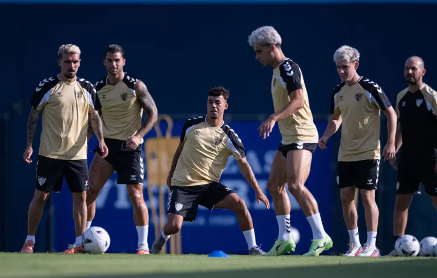 RAFITA Y AARON OCHOA NOTAS POSITIVAS DEL ENTRENO DEL MÁLAGA CF