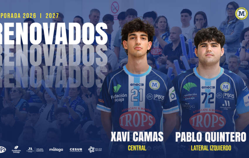 El Trops Málaga asegura la continuidad de las jóvenes promesas Xavi Camas y Pablo Quintero