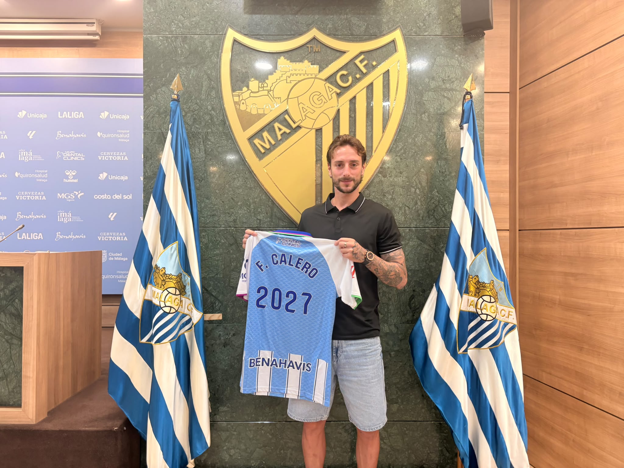 Calero: "Siempre he tenido la espinita clavada de volver al Málaga CF"