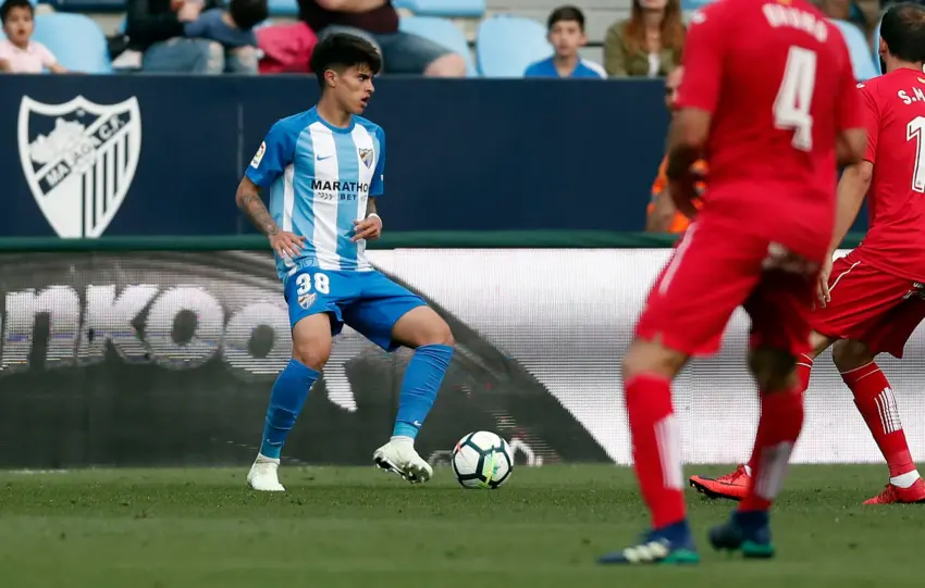 La llegada de un superviviente del último Málaga CF de Primera