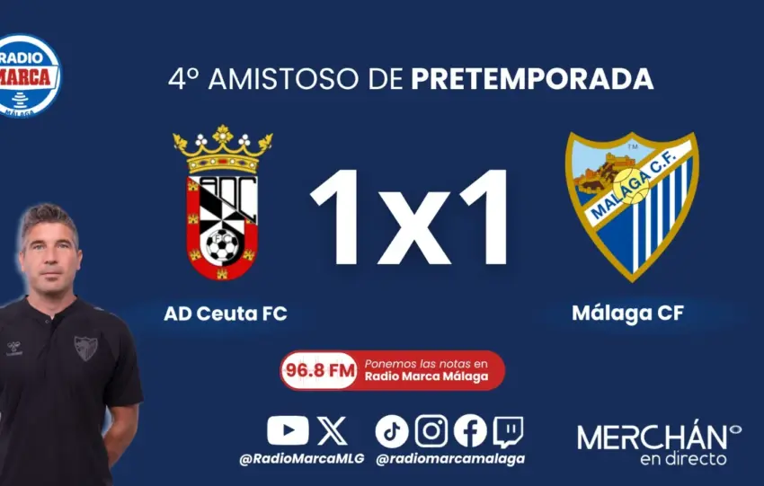 Este es el 1×1 y las notas del Málaga CF ante el Ceuta