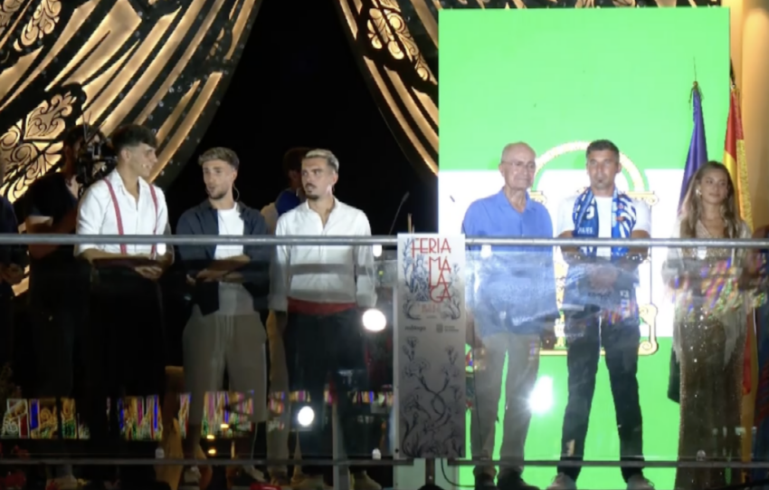 Funes convierte el pregón de la Feria de Málaga en una gran convocatoria malaguista y malagueña