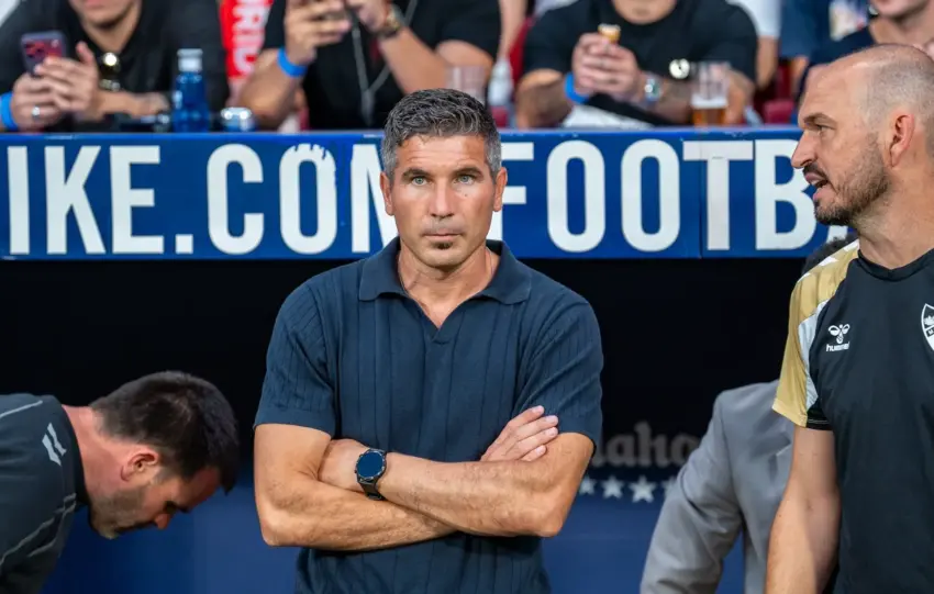 Funes tras la derrota en el Metropolitano: "Hemos tuteado al Atlético de Madrid"