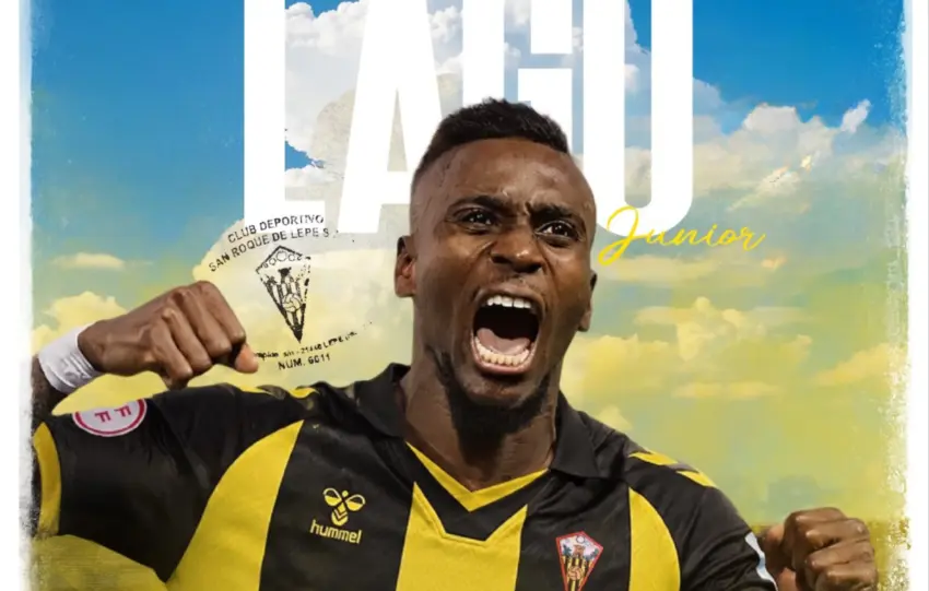 LAGO JUNIOR FIRMA POR EL SAN ROQUE DE LEPE DE TERCERA RFEF