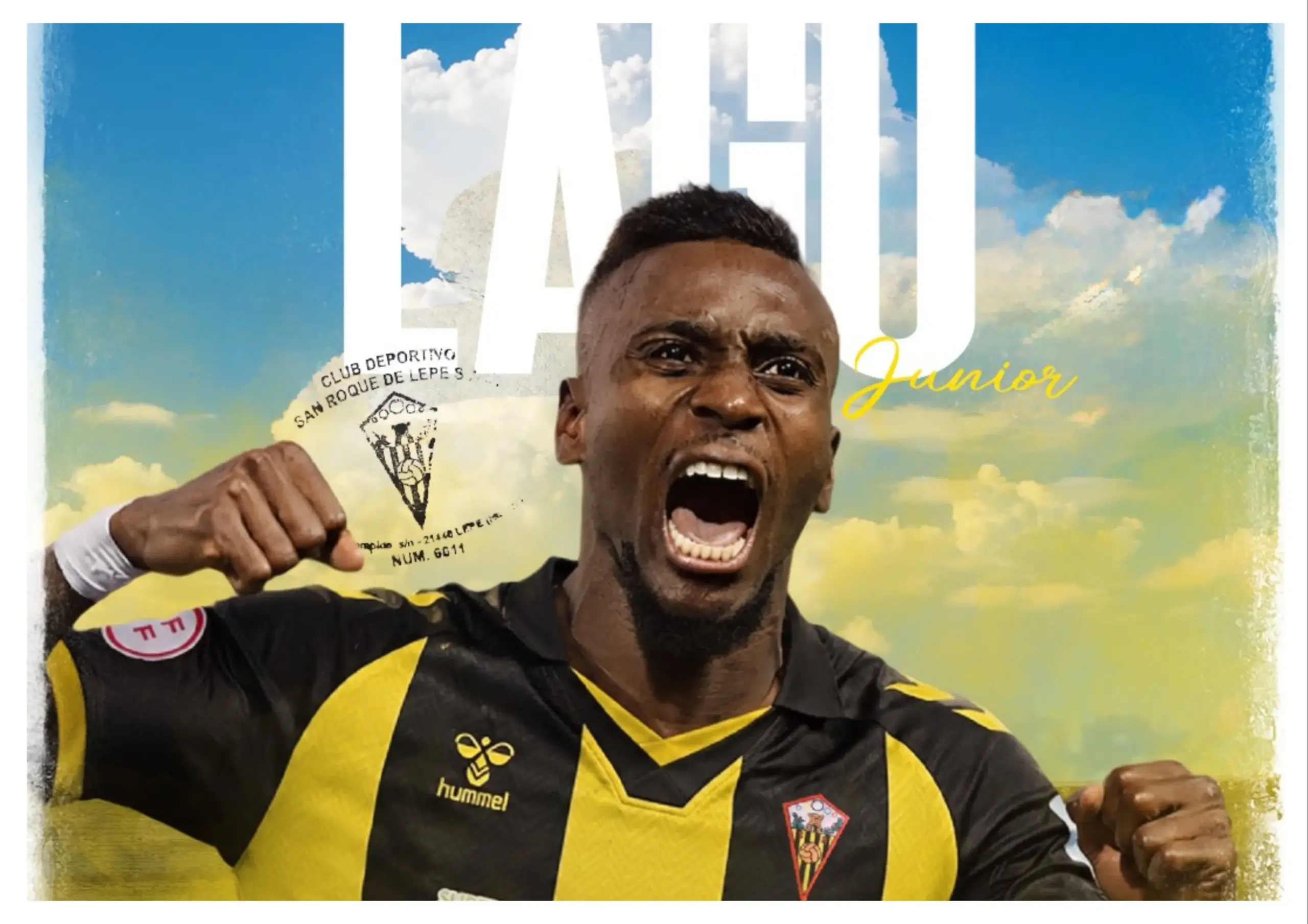 LAGO JUNIOR FIRMA POR EL SAN ROQUE DE LEPE DE TERCERA RFEF