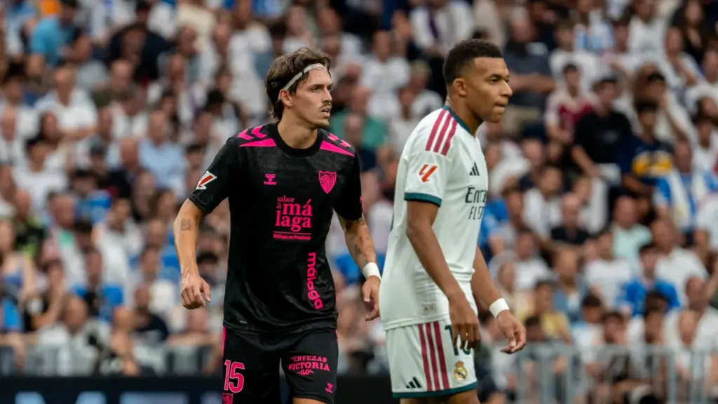 Recio Malaga CF Bernabeu Mbappe