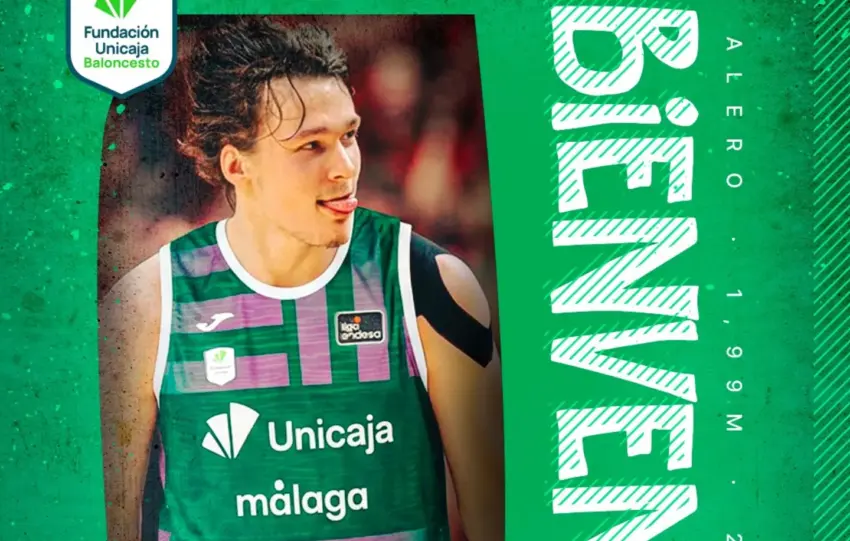 El Unicaja hace oficial la llegada de Simonas Lukosius como cedido