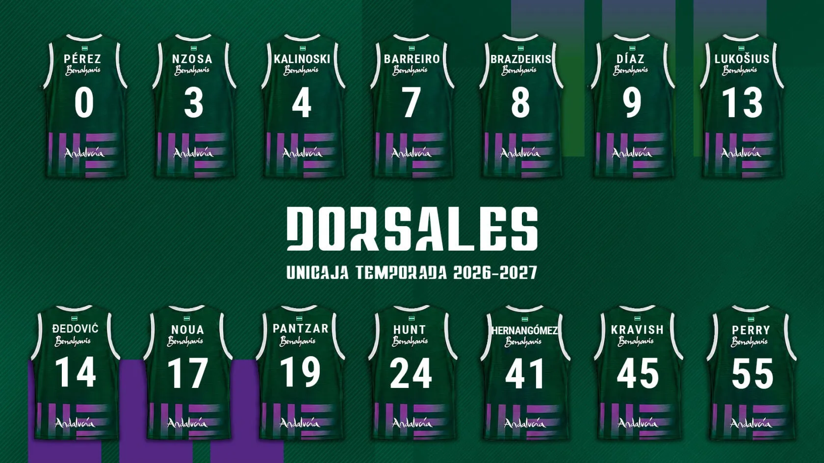 Radio Marca 18 Unicaja dorsales