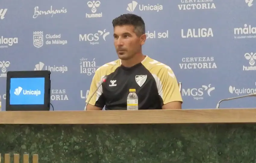 Funes: "La liga para el Málaga no acaba en el Metropolitano"