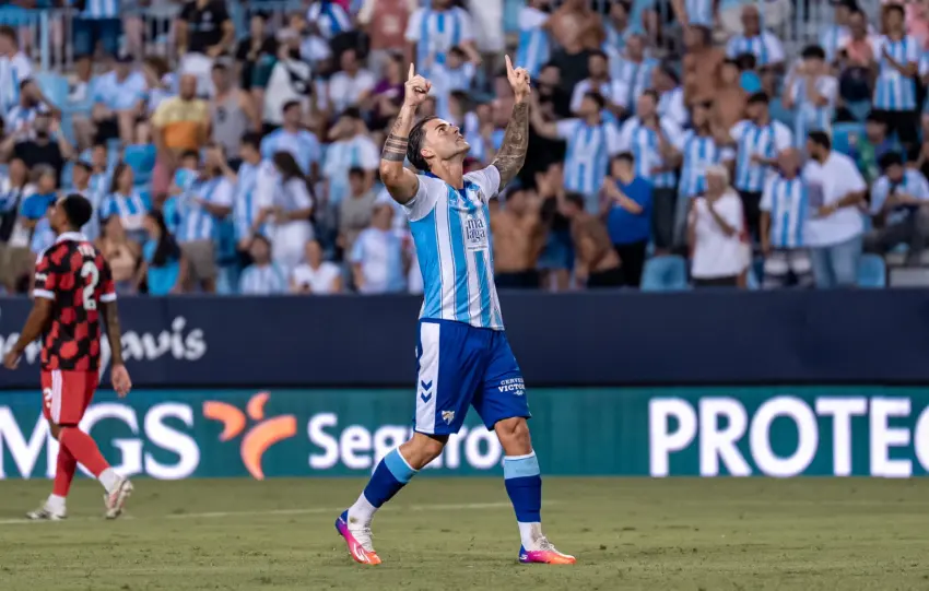 Eneko Jauregi, pichichi inesperado de la pretemporada del Málaga CF