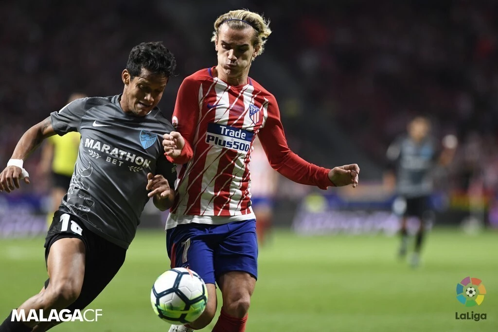 málaga cf atlético 2018 rosales