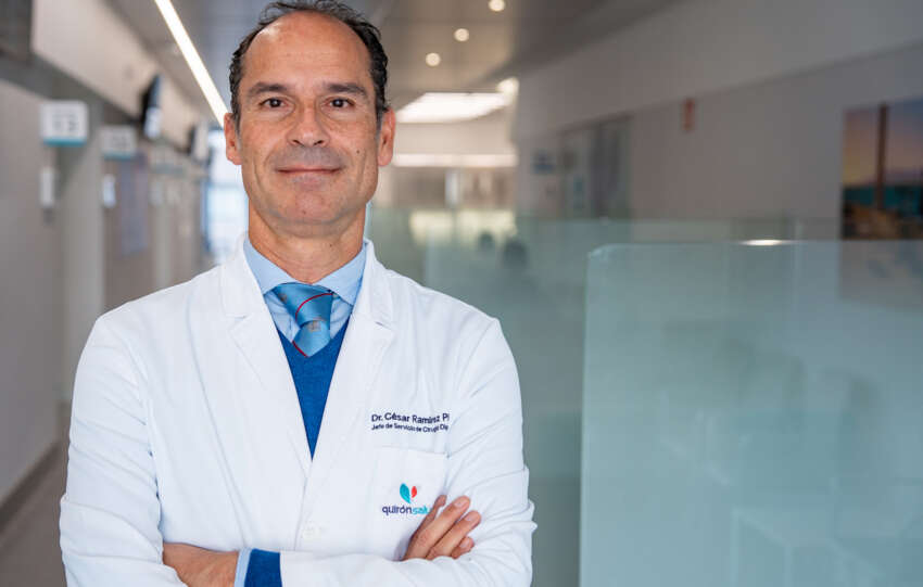 Dr. Cesar Ramirez jefe de Servicio de Cirugia General y Digestiva Hospital Quironsalud Malaga
