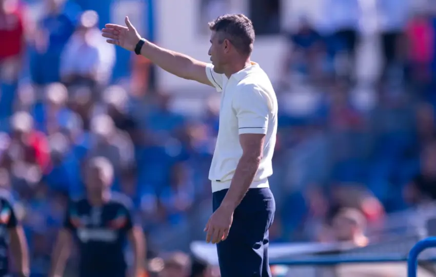 Funes Malaga CF Getafe banquillo coliseum