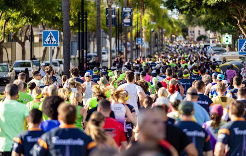 Imagen de la Media Maraton de Fuengirola del pasado ano