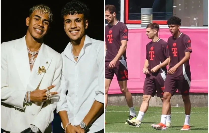 Lamine Yamal y Bryan Zaragoza apadrinan el fichaje de Aznou por el Málaga