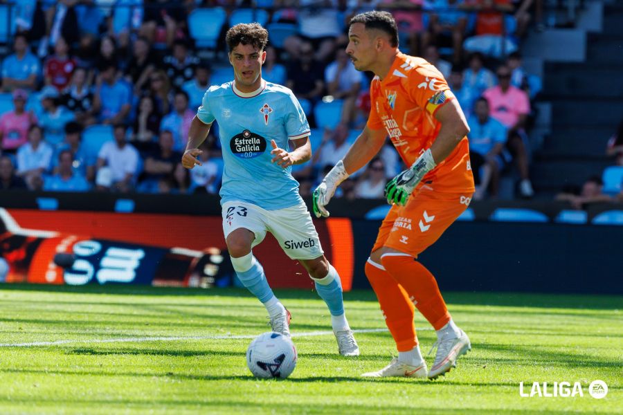 CRÓNICA | ¡Qué bueno que volviste, Adrián! Niño rescata a un inocente Málaga CF en Balaídos 1 celta vigo malaga cf alfonso herrero