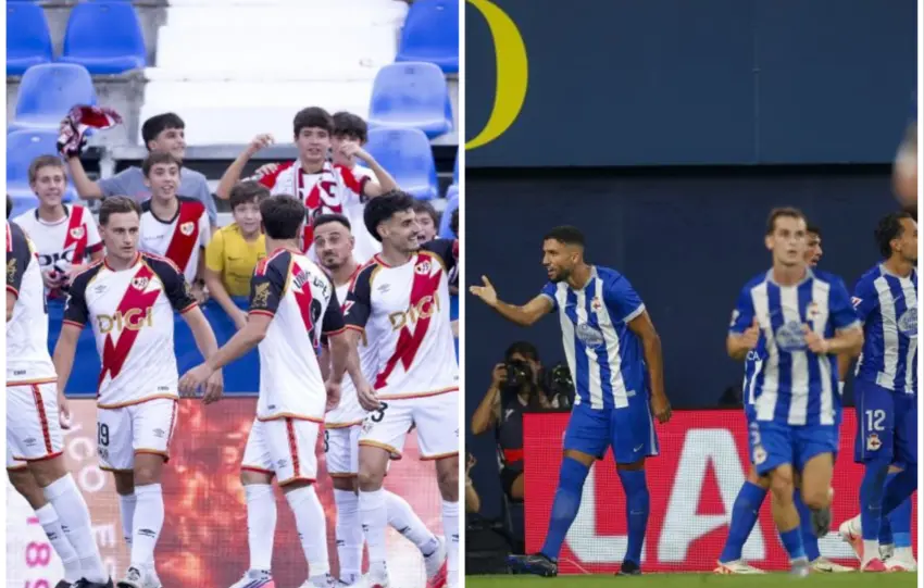 Dépor y Racing, cara y cruz de recién ascendidos en un sábado de remontadas