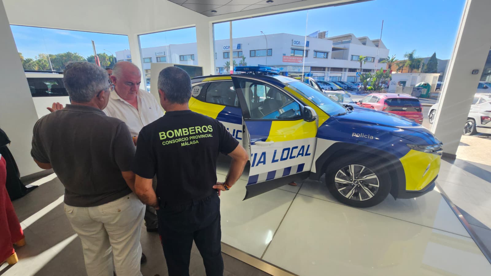 Hyundai Syrluz SYRSA presenta el TUCSON transformado para uso policial 2 jornada presentacion tucson policia 2