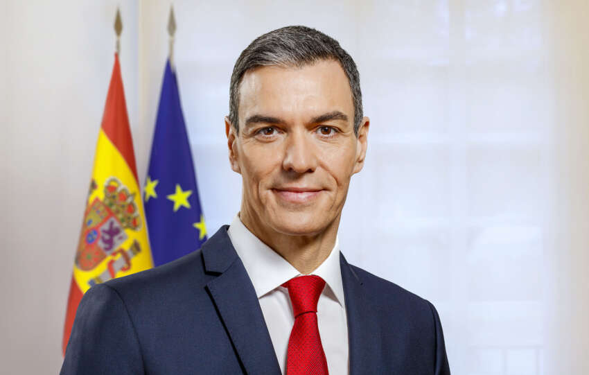 edro Sánchez, presidente del Gobierno español, durante una comparecencia ante los medios