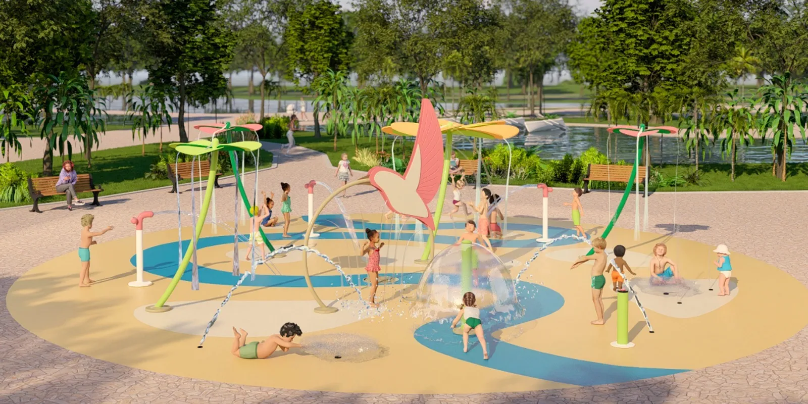 Un ‘bosque mágico’ transformará la zona infantil del Parque de La Batería de Torremolinos 4 50 - PARQUE DE LA BATERÍA INFANTIL