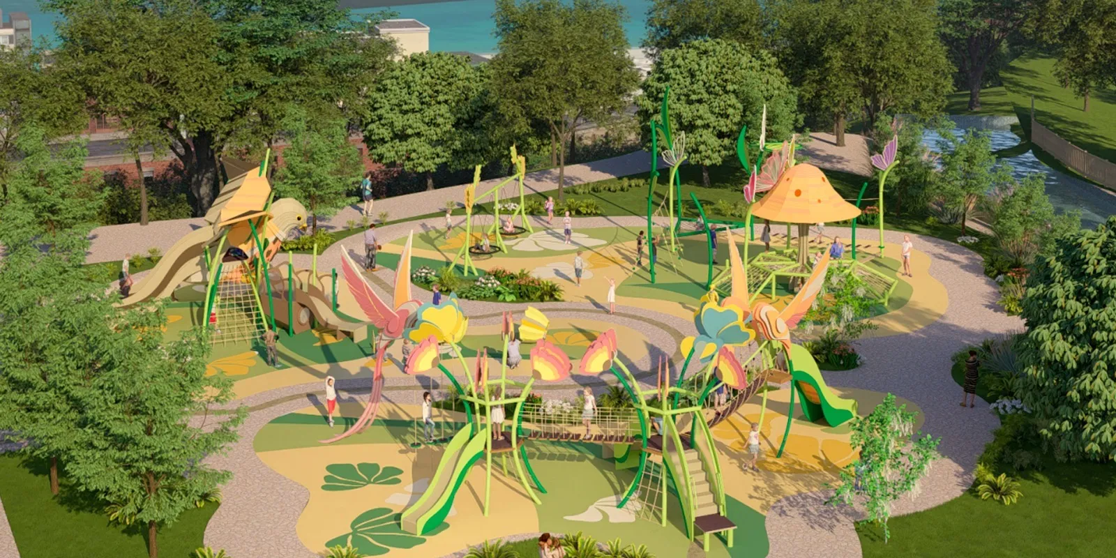 Un ‘bosque mágico’ transformará la zona infantil del Parque de La Batería de Torremolinos 6 52 - PARQUE DE LA BATERÍA INFANTIL