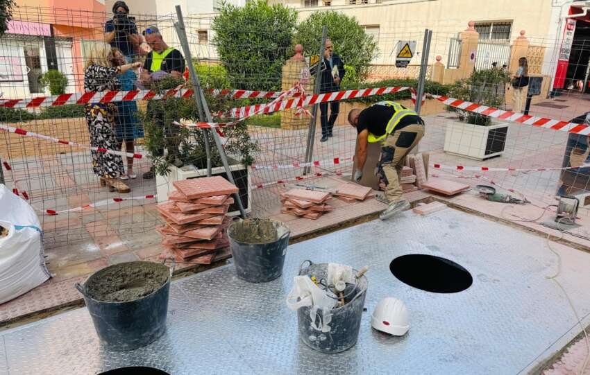 Trabajos de renovacion de islas ecologicas 1