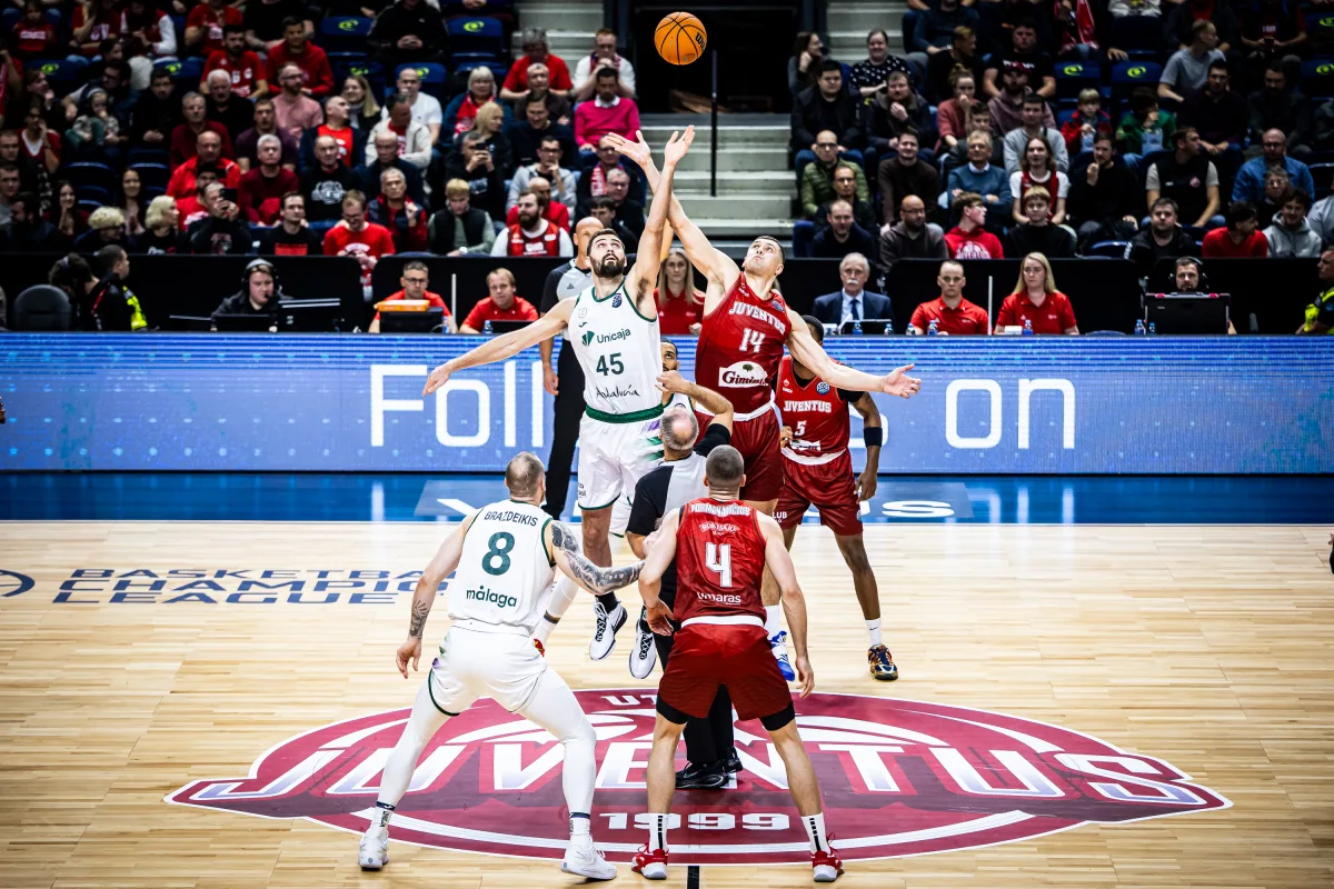 Resumen del Juventus Utena vs Unicaja: jornada 1 Basketball Champions League 26-27