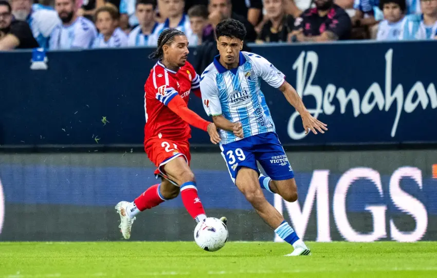 adam aznou debut la rosaleda malaga cf espanyol