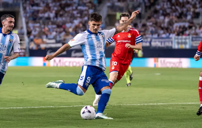 El Málaga CF promedia menos de tres disparos a puerta por partido