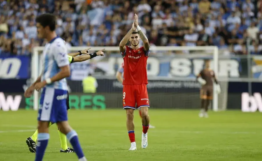 Así fue el regreso de Roberto a La Rosaleda